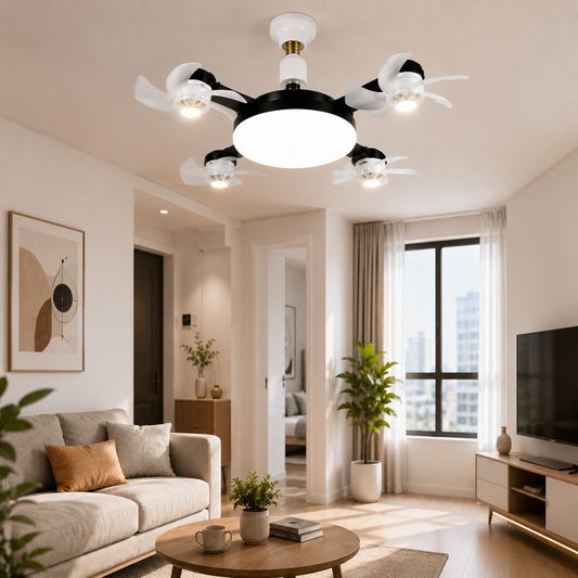 Portable LED Ceiling Fan