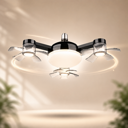 Portable LED Ceiling Fan