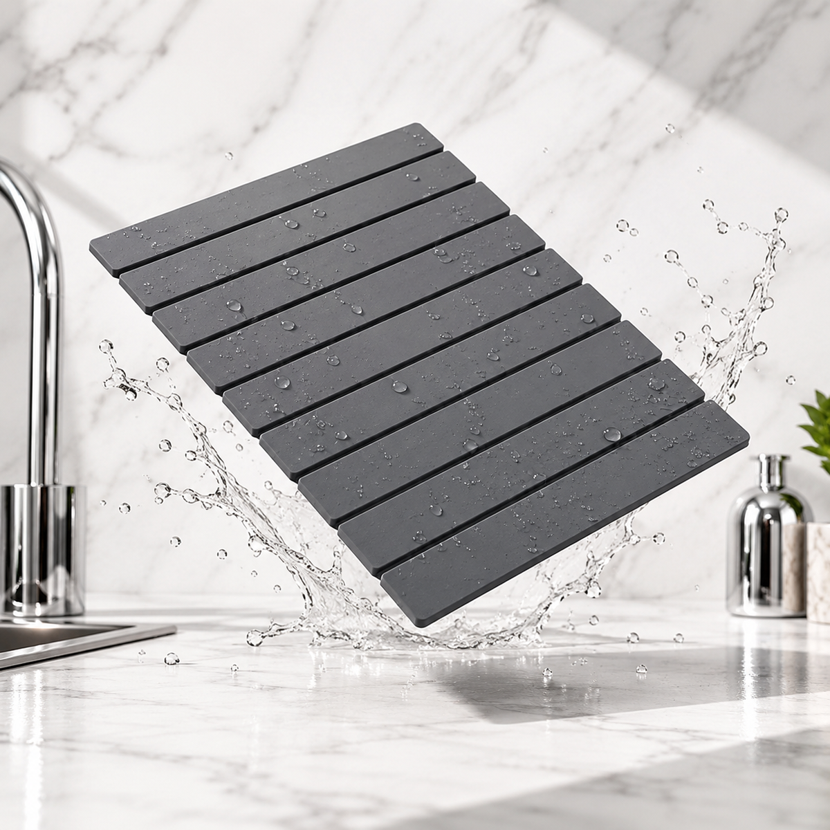 Marble Kitchen Draining Coaster