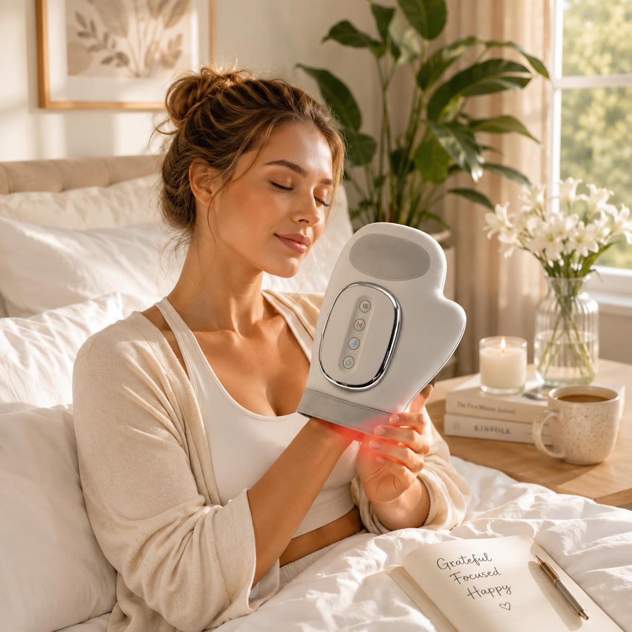 Hand Massager with Hot Compress
