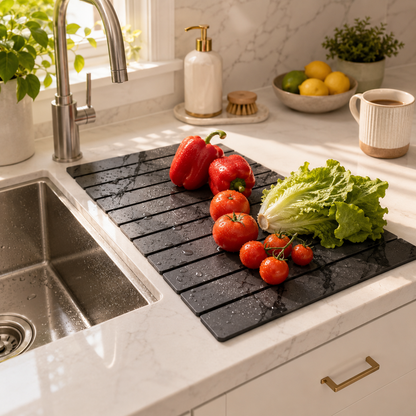 Marble Kitchen Draining Coaster