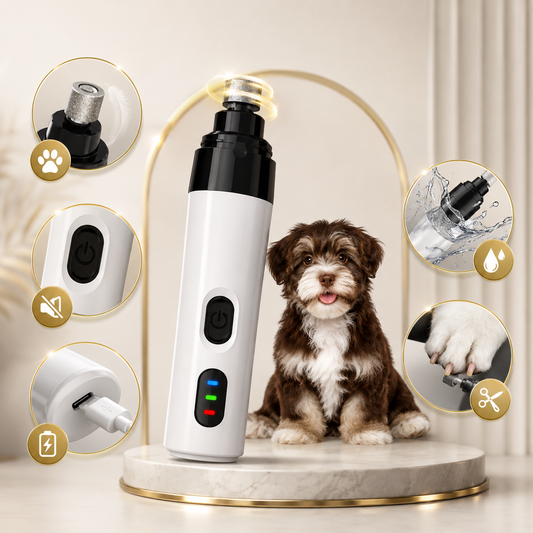 LED Electric Pet Nail Clipper Set