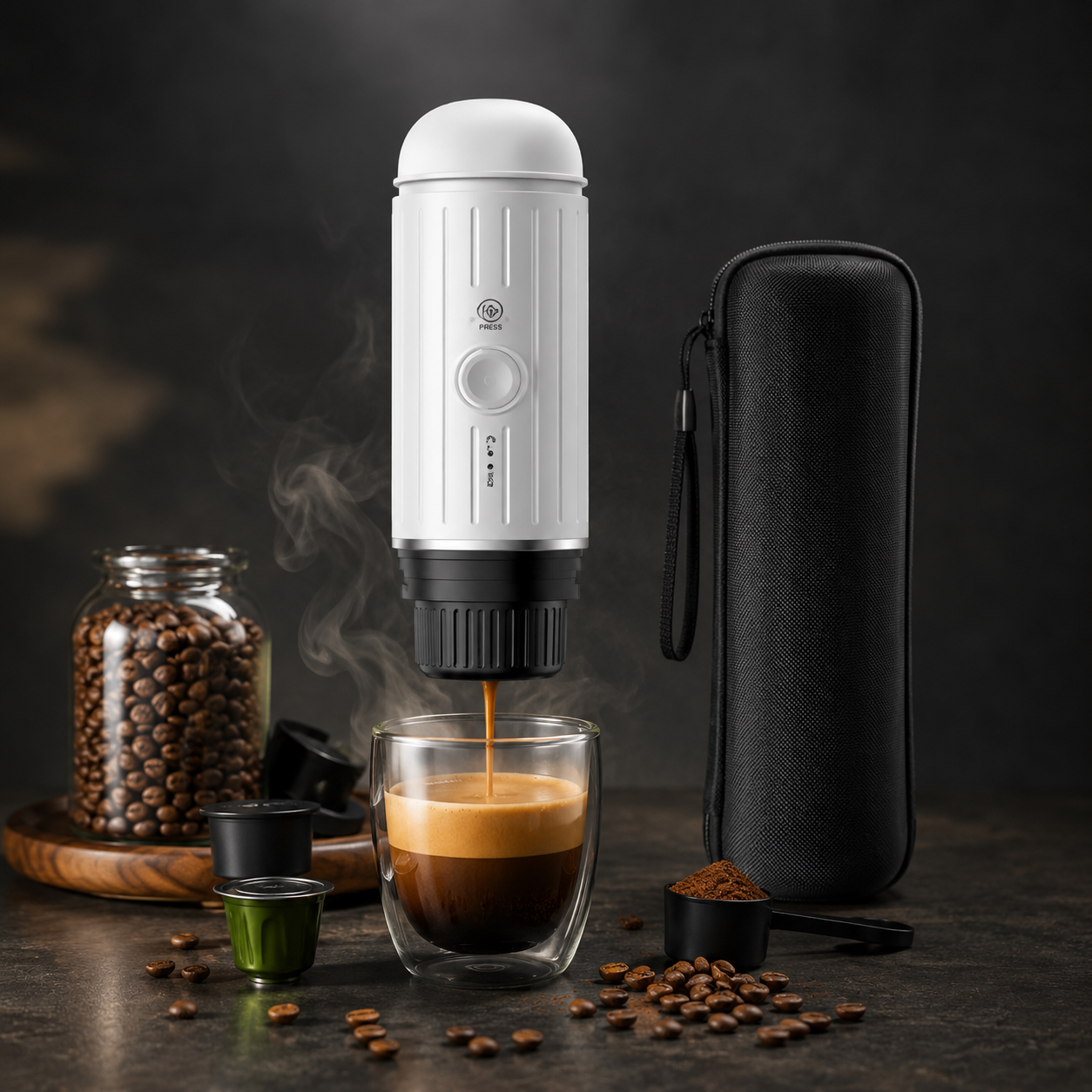 Portable Car Capsule Coffee Maker